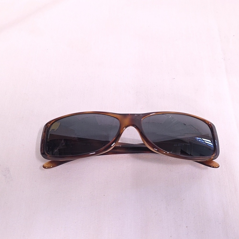 Ray-Ban Sunglasses Womens Tortoise RB 4078 642/57 Bifocal Polarized Italy